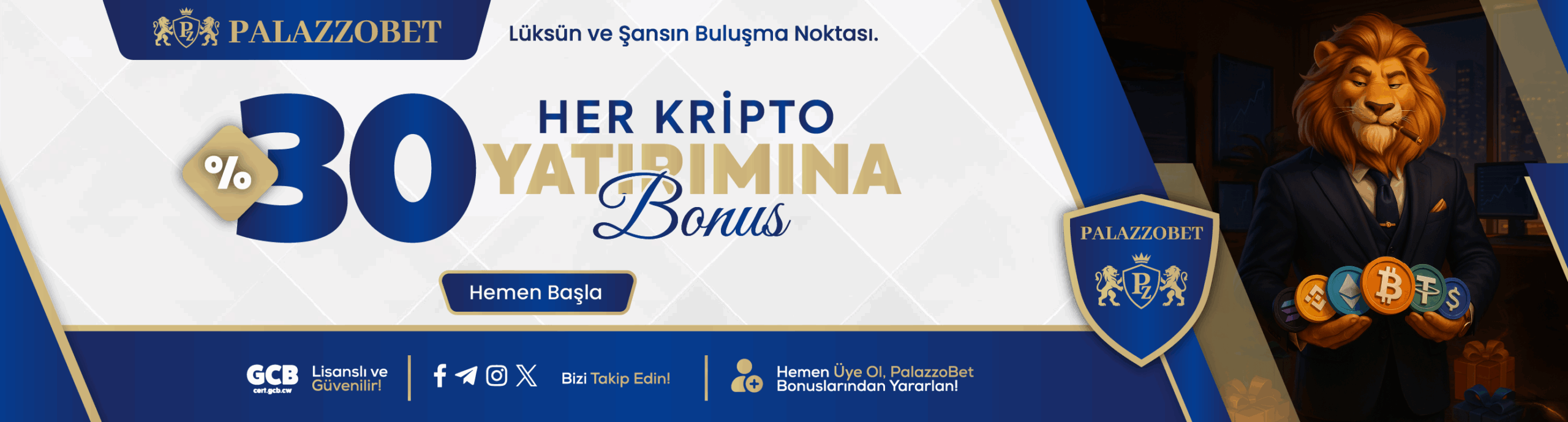 Palazzobet Kripto bonusları